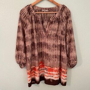 Dalia size 1X long sleeve blouse top